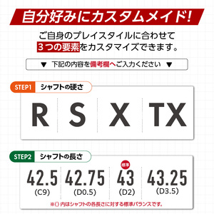 BX2HT  FAIRWAY　WOOD（TENSEI PRO BLACK 1K CORE 50）_３W 〔Nx187-03〕