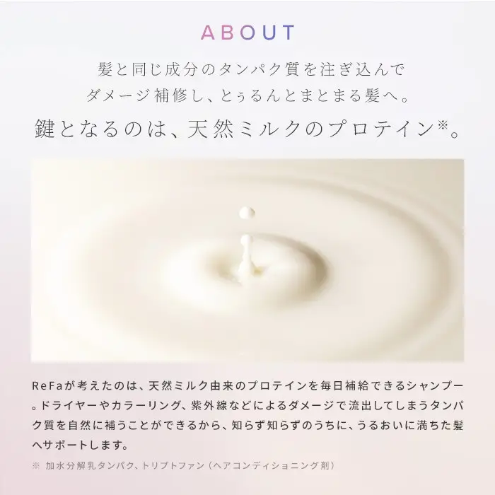 リファミルクプロテイン ホワイトライン トリートメント