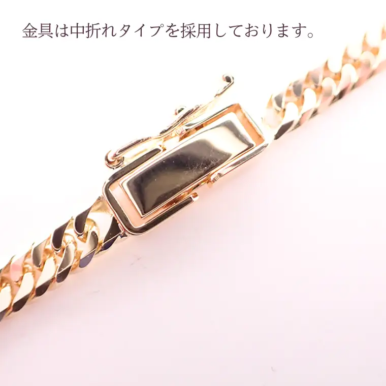 K18 6面ダブルキヘイネックレス10g 50cm