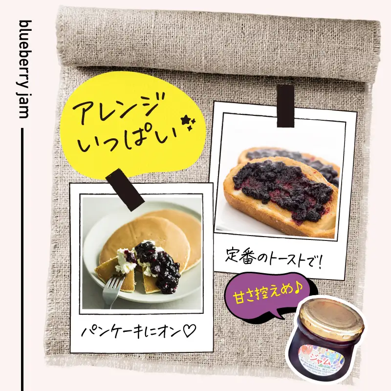 ブルーベリー ジャム KN106-002 無添加 加工食品 フルーツ
