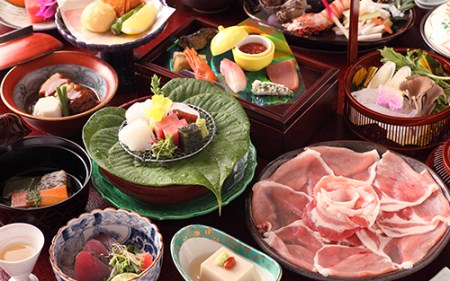 1泊2食ペア宿泊券 指宿白水館 離宮の棟プラン 指宿白水館 IB009-004  宿泊券 宿泊券