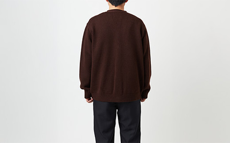 ≪先行予約≫【THISISASWEATER.】A1 : A SWEATER IS ORDINARY.Cardigan D.GRAY ダークグレー カーディガン 服 洋服 ユニセックス メンズ レディース ブランド 数量限定 山形県 山辺町 サイズ0 yt-socah0