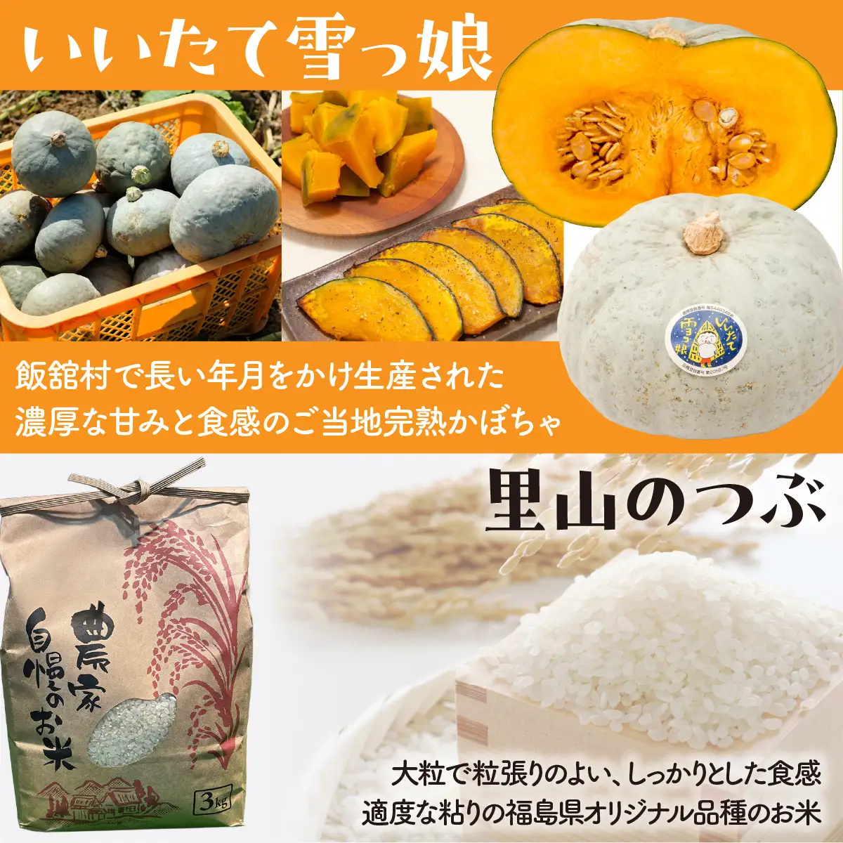 かぼちゃの甘酒（いいたて雪っ娘使用）120ｇ×5パック ITTAM007