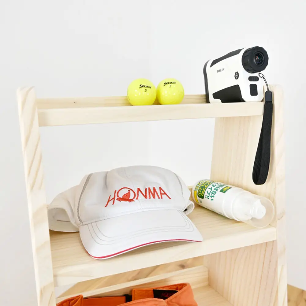 WOODWORKS ヘッドカバー＆マルチラック 【本体カラー：ナチュラル】完成品