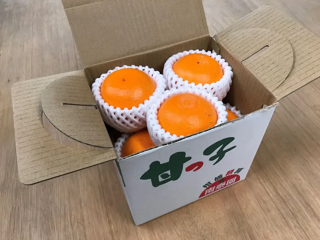 ［8箱セット］甘っ子 小玉 ハウス せとか 9玉入 × 8箱 手さげ箱 南泰園