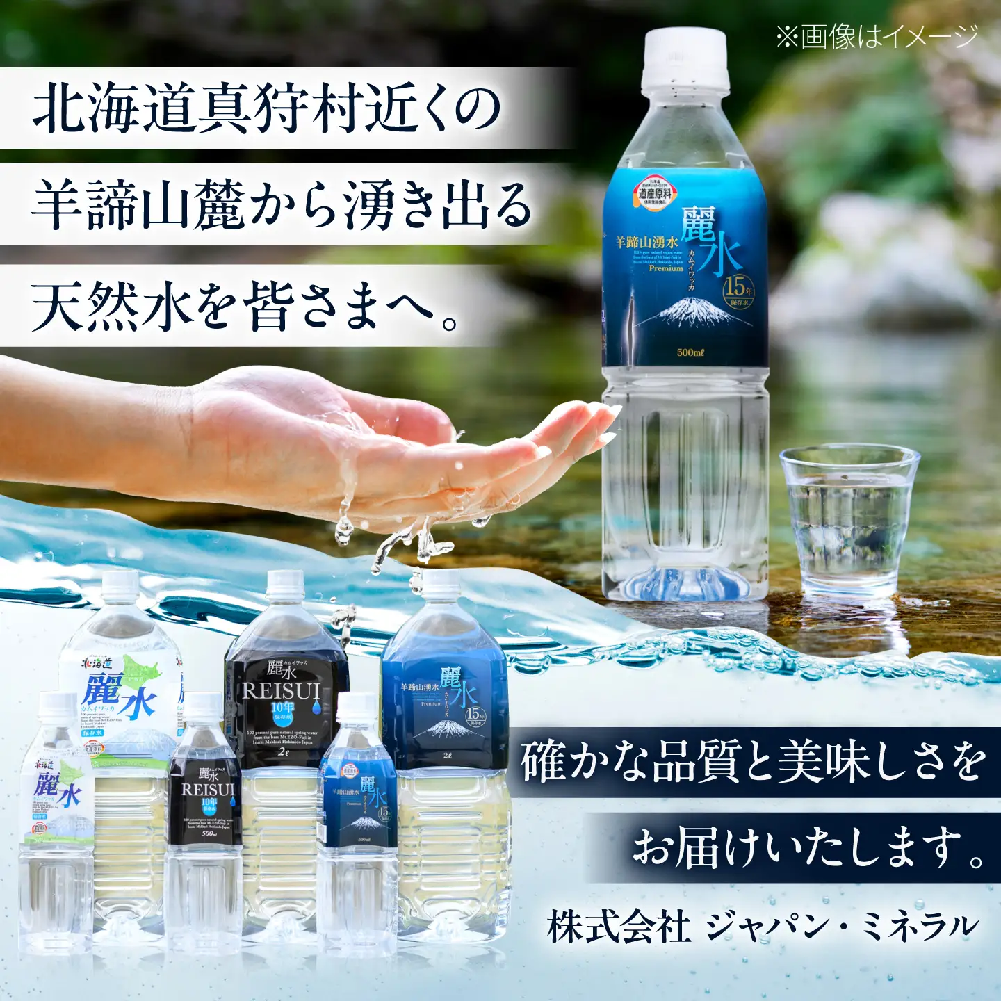 ≪15年≫ 保存水 500ml×24本 [BPAI003]  水