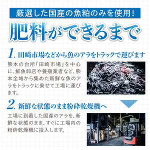 (株)三成 有機質100％肥料 純国産「魚粕7-6-0」20kg _U146-0001
