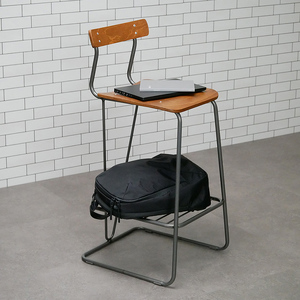 A-100Re （エ－ヒャクレ） HIGH CHAIR クリア_ブラウン  EB8-0627