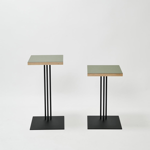 Rectangle side table （レクタングルサイドテーブル） ワークデスク H500 ブラック_オリーブ  EB8-0635