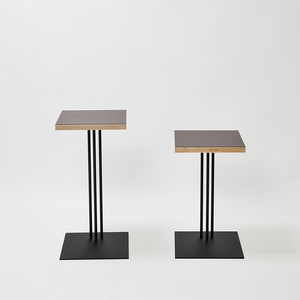 Rectangle side table （レクタングルサイドテーブル） ワークデスク H500 ブラック_モーブ  EB8-0636