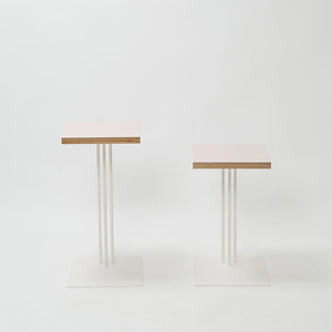Rectangle side table （レクタングルサイドテーブル） ワークデスク H500 ホワイト_パウダー  EB8-0637