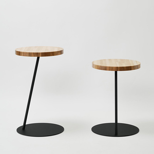 Circle side table（サークルサイドテーブル） サイドテーブル／ナイトテーブル H500 ブラック_集成材  EB8-0651