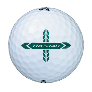 スリクソン TRI-STAR ゴルフボール ホワイト 2ダース24球 〈丹波市製造〉 ゴルフ