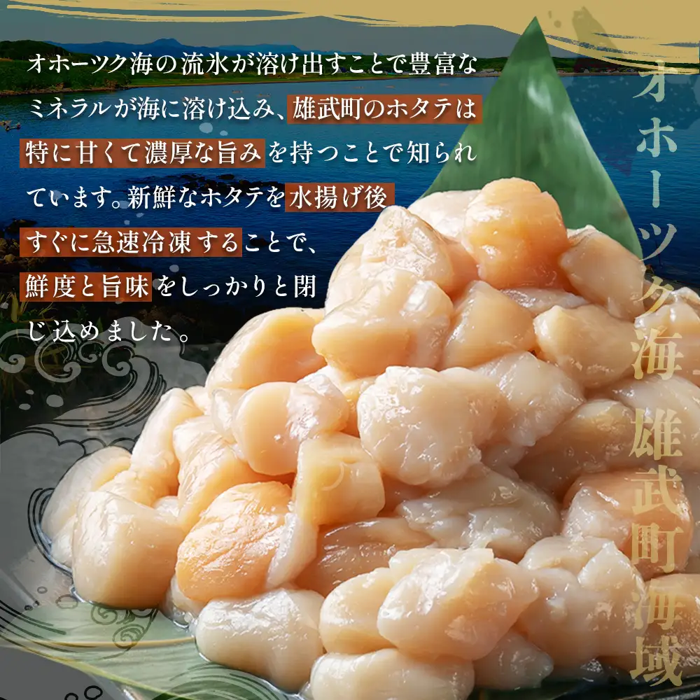 ほたて貝柱(ＢＣフレーク)1kg【12439】