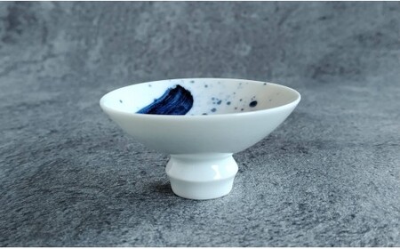 有田焼 至福の盃 龍門【松尾陶器】酒器 盃 ぐい呑み お酒 和食器 食器 うつわ 器 おちょこ お猪口 染付 青 11000円 dx004