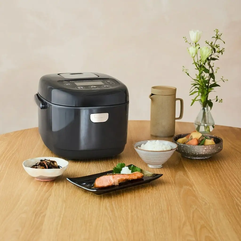 IHジャー炊飯器 5.5合 RC-IKB50-B ブラック 炊飯器 5.5合 Ih 一人暮らし ジャー炊飯器 5.5合 炊飯ジャー 炊き込み 無洗米 玄米 雑穀米 新生活 おしゃれ 省エネ エコモード プレゼント ギフト アイリスオーヤマ