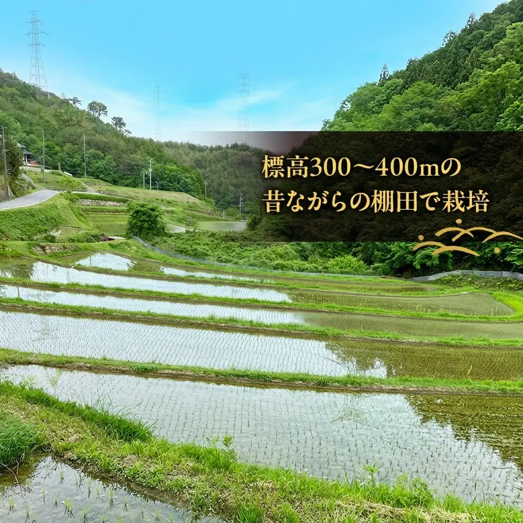 棚田米 品種お任せ 無洗米 岡山県産 棚田米【 精米 4kg(2kg×2袋)】【令和7年産】