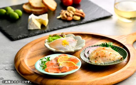 おさかなピクルス金目鯛×ハーブ 150g（50g×3パック） / 魚介 惣菜 前菜 小浜市 / 小浜海産物[BFAA156]