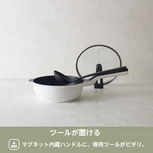 RHF-403 レミパンミニ (20cm) ネイビー【 フライパン セット 蓋 レミパン キッチン 蓋付き くっつかない 軽い 平野レミ IH 鍋 ガス キッチン用品 燕三条 新潟県 燕市】