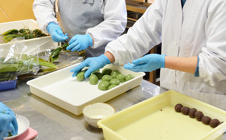 手作り笹団子20個＆笹雪だるま5個セット お菓子 和菓子 もち菓子 