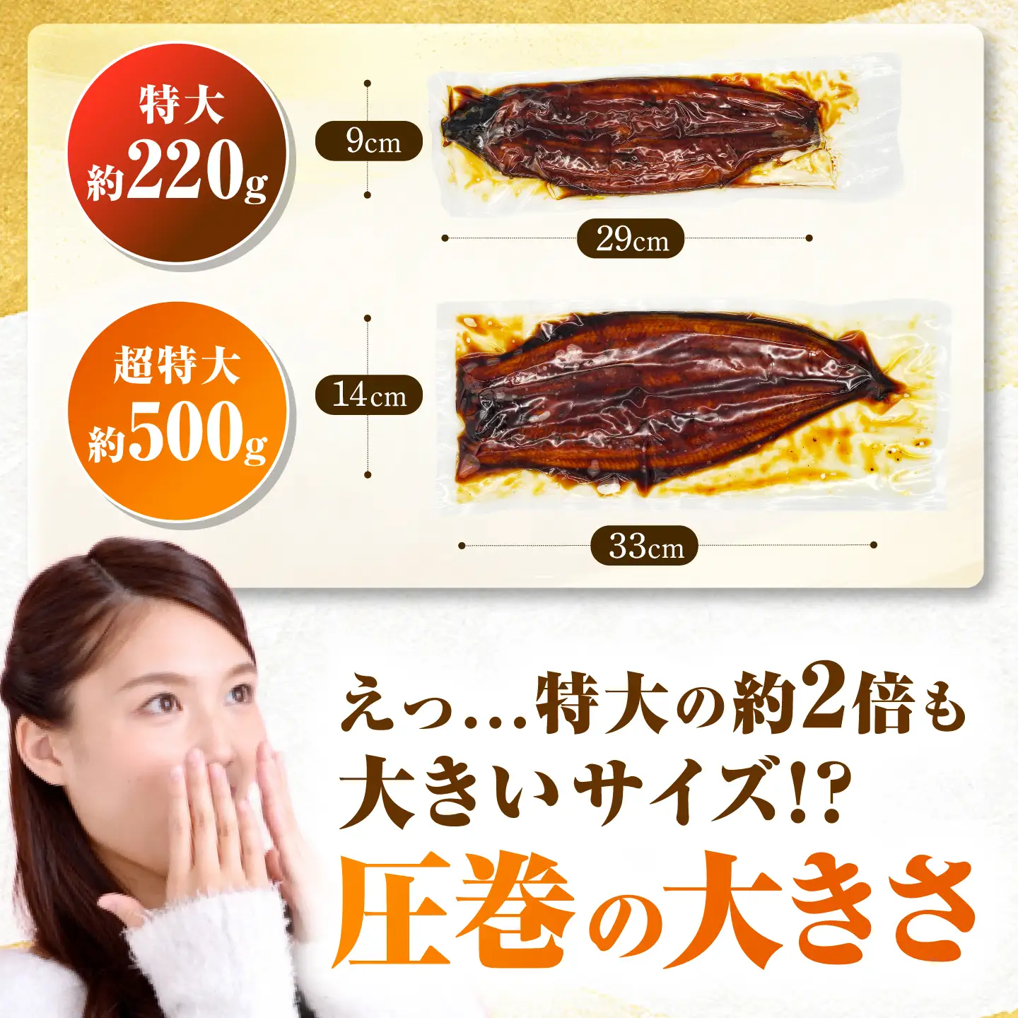 【うなぎの蒲焼】 うなぎの蒲焼 約1kg (約500g×2尾) [AFBS032]