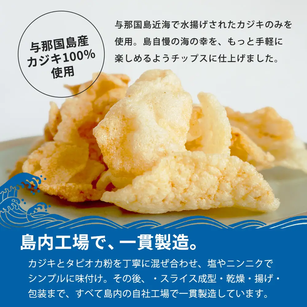 与那国島産 カジキ100%使用 カジキチップス （35g×3袋） NE-1 │ 沖縄県 与那国町 与那国島 おやつ スナック カジキ 揚げ菓子 セット 贈答 ギフト