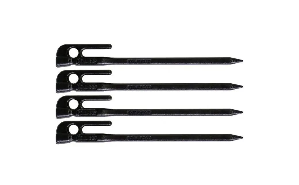 TSBBQドリッパースタンド+エリッゼステーク18cm黒×4本セット【013S155】