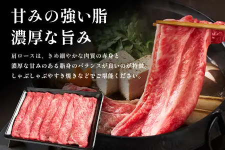 宮崎牛 肩ロース スライス 約500g×1P すき焼き しゃぶしゃぶ 冷凍｜国産 牛肉 4等級以上 黒毛和牛 肉 お肉 ブランド牛 高級 株式会社ミヤチク 宮崎県 諸塚村 MY-06