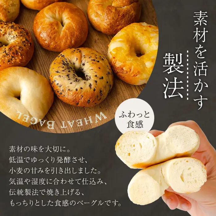 a1098 おまかせベーグルセット(計9個)【bagel cafe sonnet】姶良市 パン ベーグル 冷凍パン 詰め合わせ 個包装 冷凍