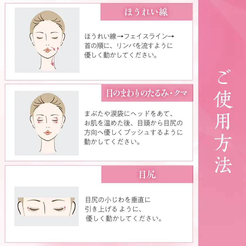 目元をやさしくケアするアイケア機器　Grace eye(クラシックピンク)【配送不可地域：沖縄県】【1726778】