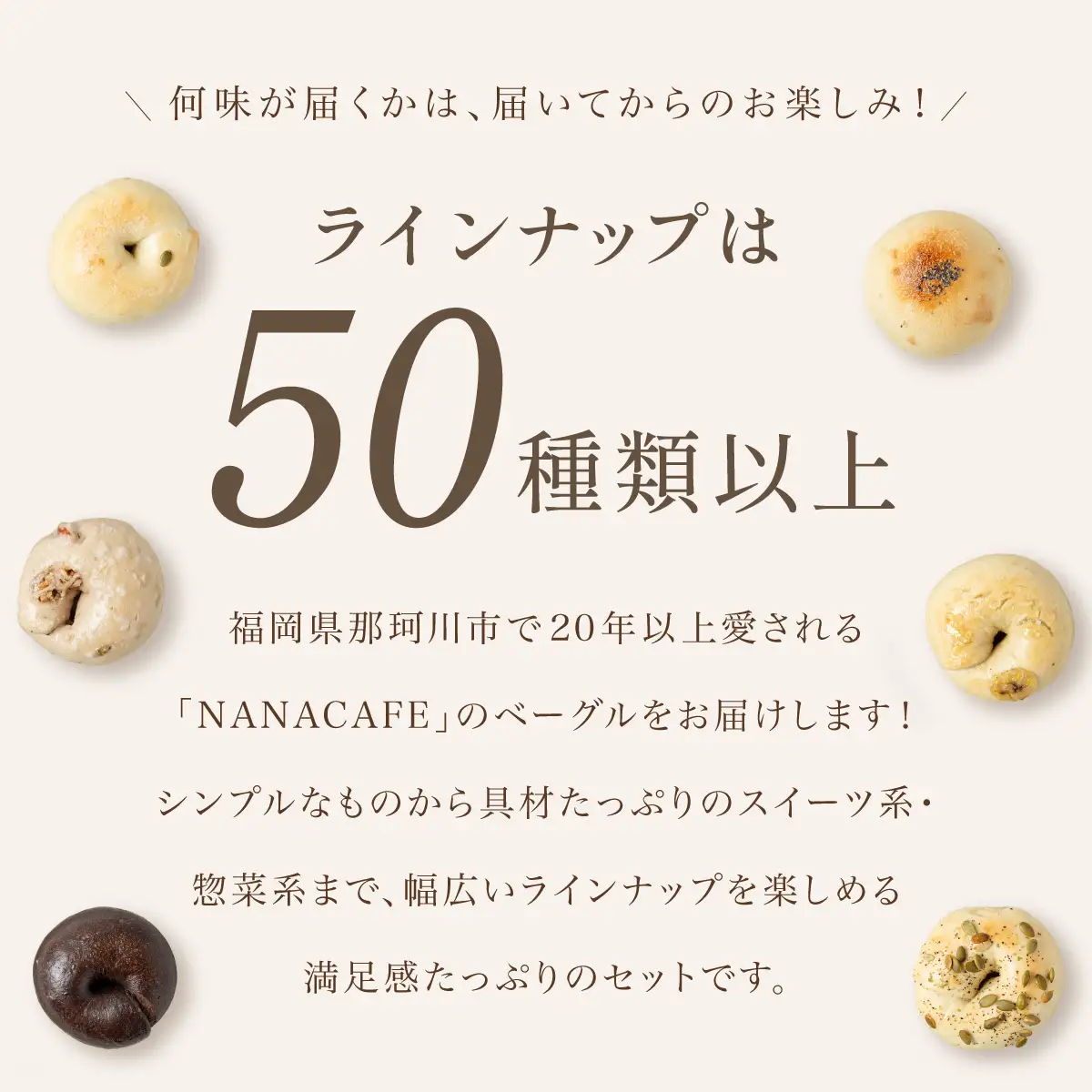  専門店のおまかせ ベーグル 15個セット【NANA CAFE】