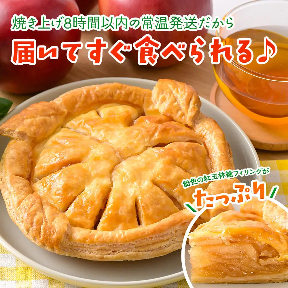 青森県産紅玉林檎のアップルパイ「十和田あっぷるパイ」1個 青森 十和田市 焼菓子工房MaNa