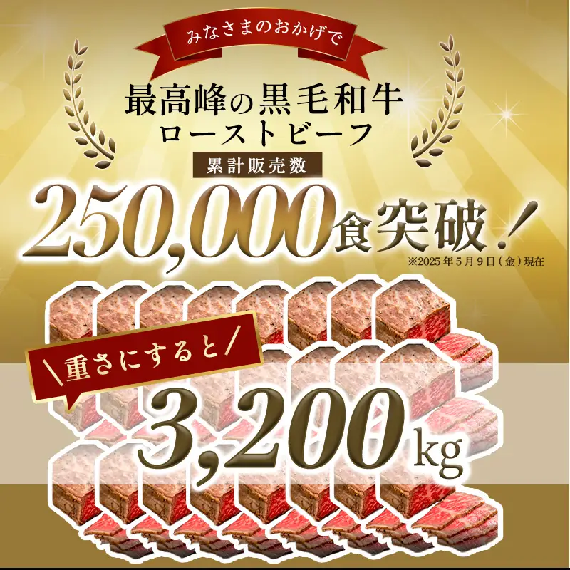 【定期便隔月4回】A5 黒毛和牛 ローストビーフ 600g×4回 計2.4kg