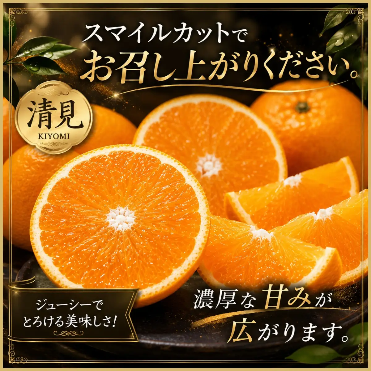 【先行受付】極撰柑橘【雅】光センサー合格品・完熟「清見」3キロ【C39-56】【配送不可地域：離島】【1462396】 YWTF031