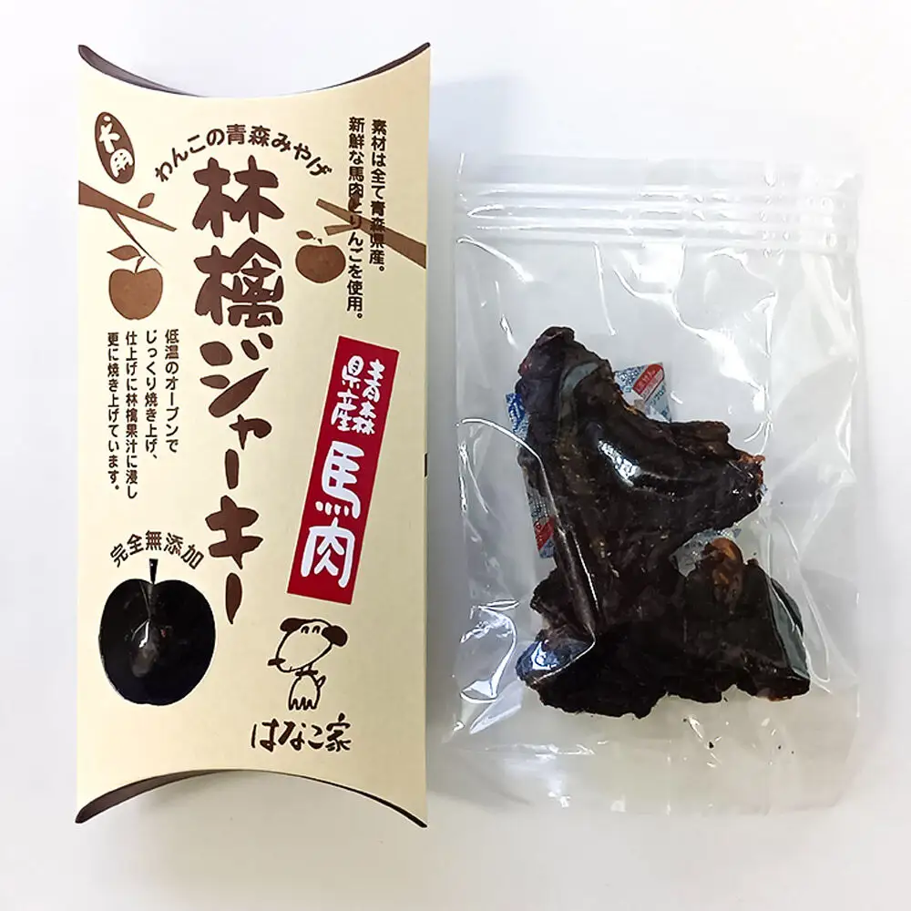 犬用おやつ ワンちゃん林檎・わかさぎセット 4種（わかさぎトバ、林檎ジャーキー鶏肉、林檎ジャーキー馬肉、焼きりんごチップス）
