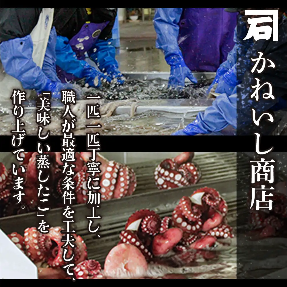 【大容量】ブツ切り 蒸し 真たこ 500g 2パック