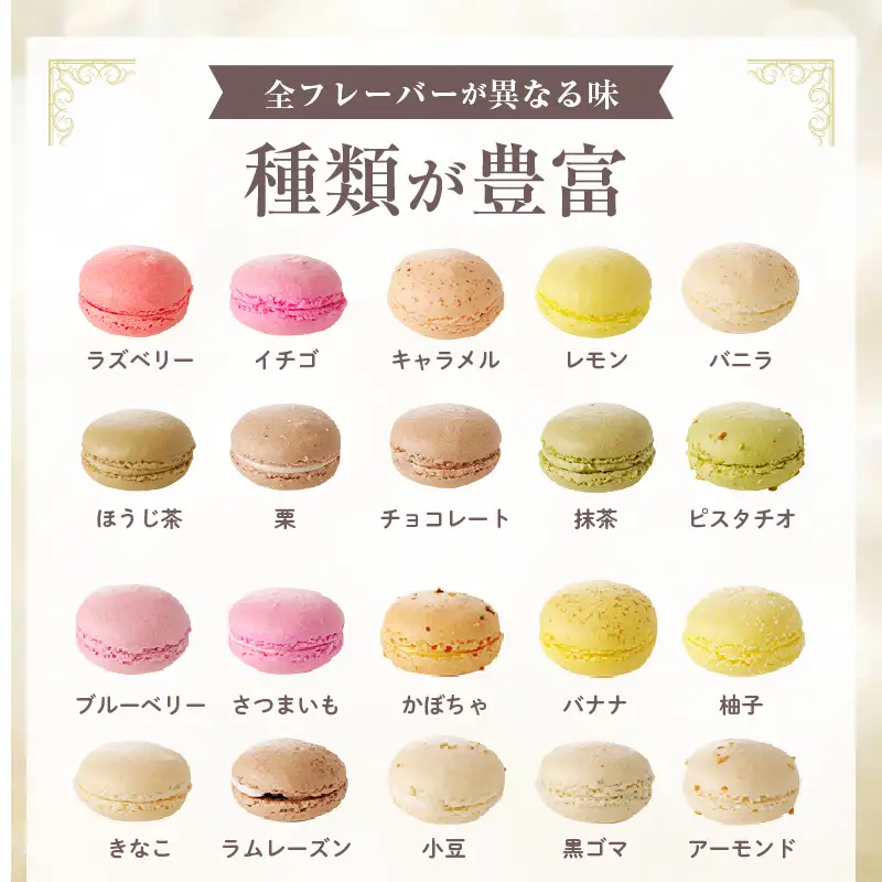 マカロン30個入（30種類）_26-347
