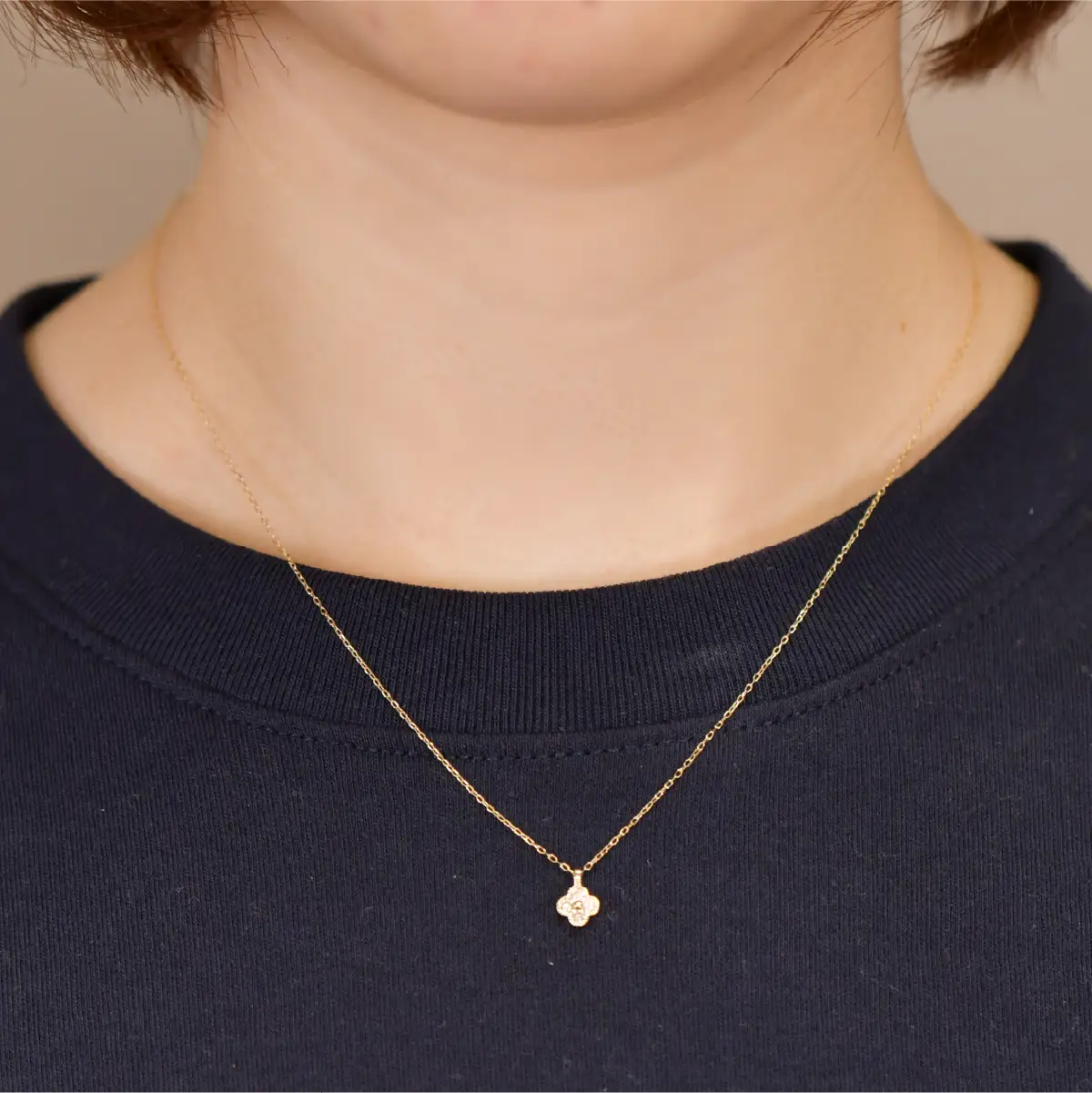 0.11ｃｔ 10金 ネックレス イエローゴールド 管理番号RTJ-022 246-007-a