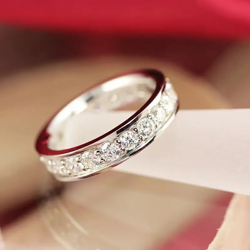 Pt950　1.50ct　ダイヤモンド　フルエタニティリング-R0410