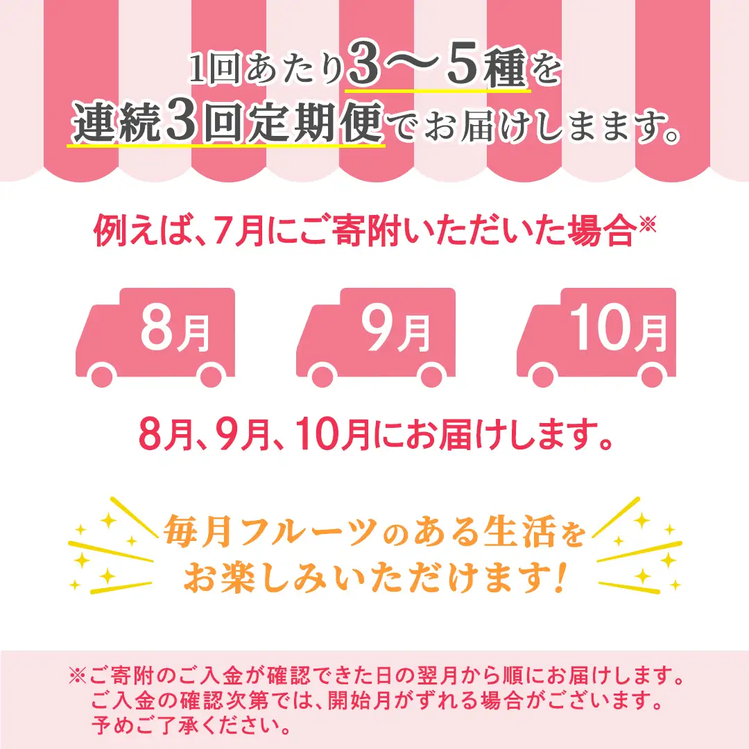 【定期便】フルーツセット（3回定期）（茨城県共通返礼品）
