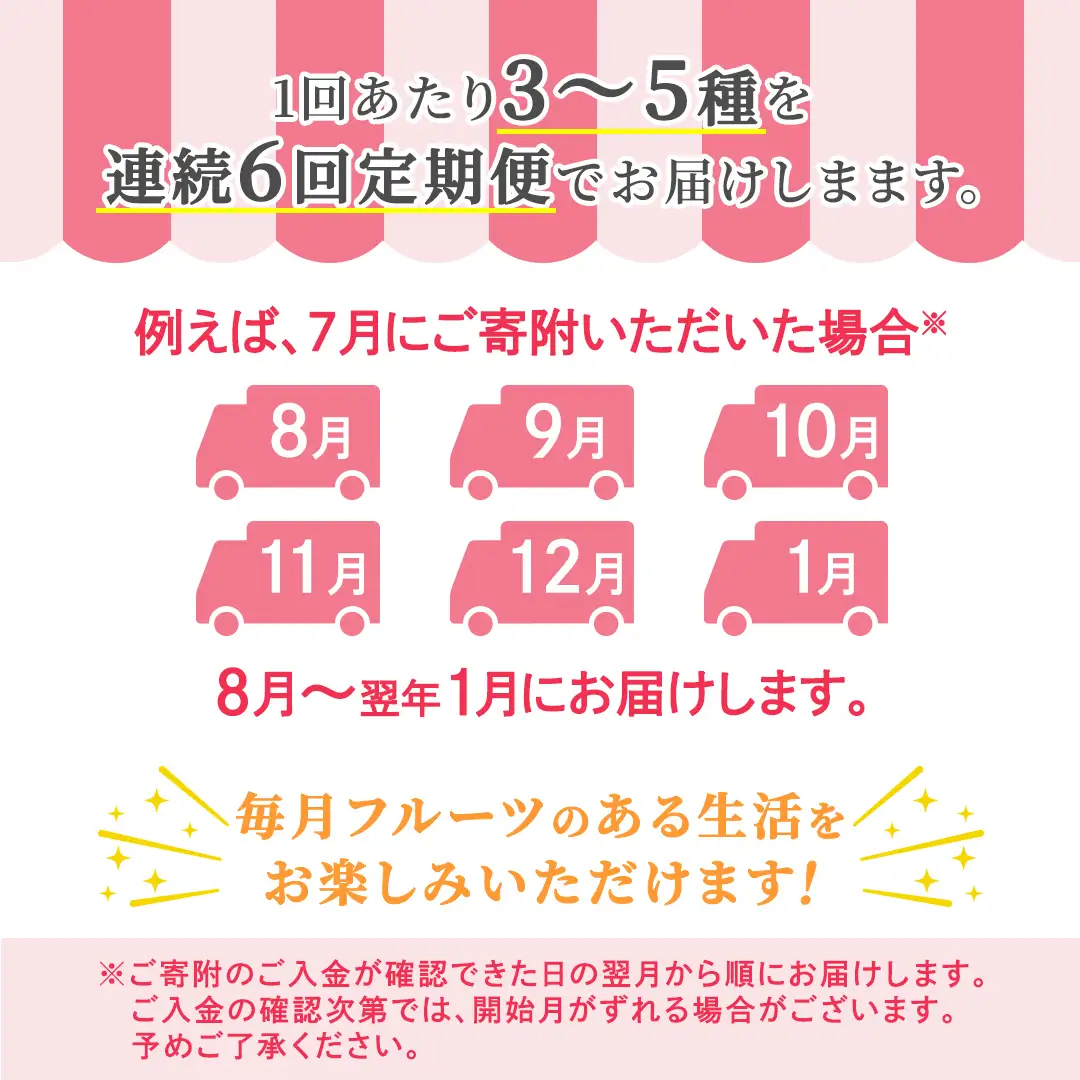 【定期便】フルーツセット（6回定期）（茨城県共通返礼品）