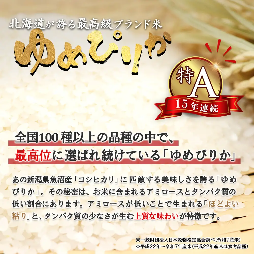 【令和8年度産】 ゆめぴりか精米定期便  (10kg×12回)【11037】