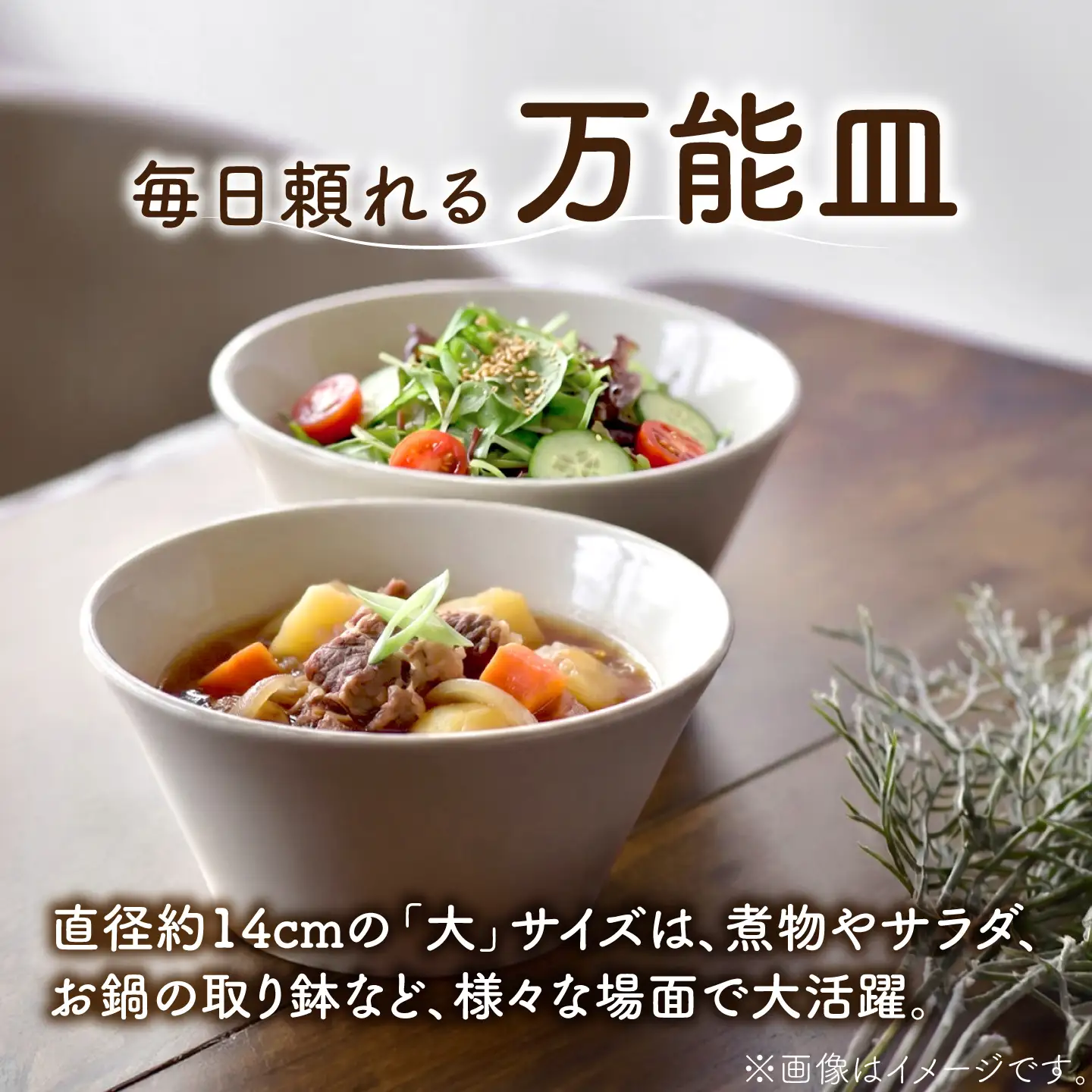 砥部焼 鉢セット 大×2個 / 砥部焼 食器 和食器 器 皿 お皿 深皿 どんぶり 丼 鉢 小鉢 中鉢 大鉢 深鉢 麺 ご飯 おしゃれ かわいい 北欧 モダン 食洗機 レンジ ペア セット 日常使い 来客用 ギフト プレゼント お祝い / 愛媛県砥部町/ひろき窯[BJAF002]