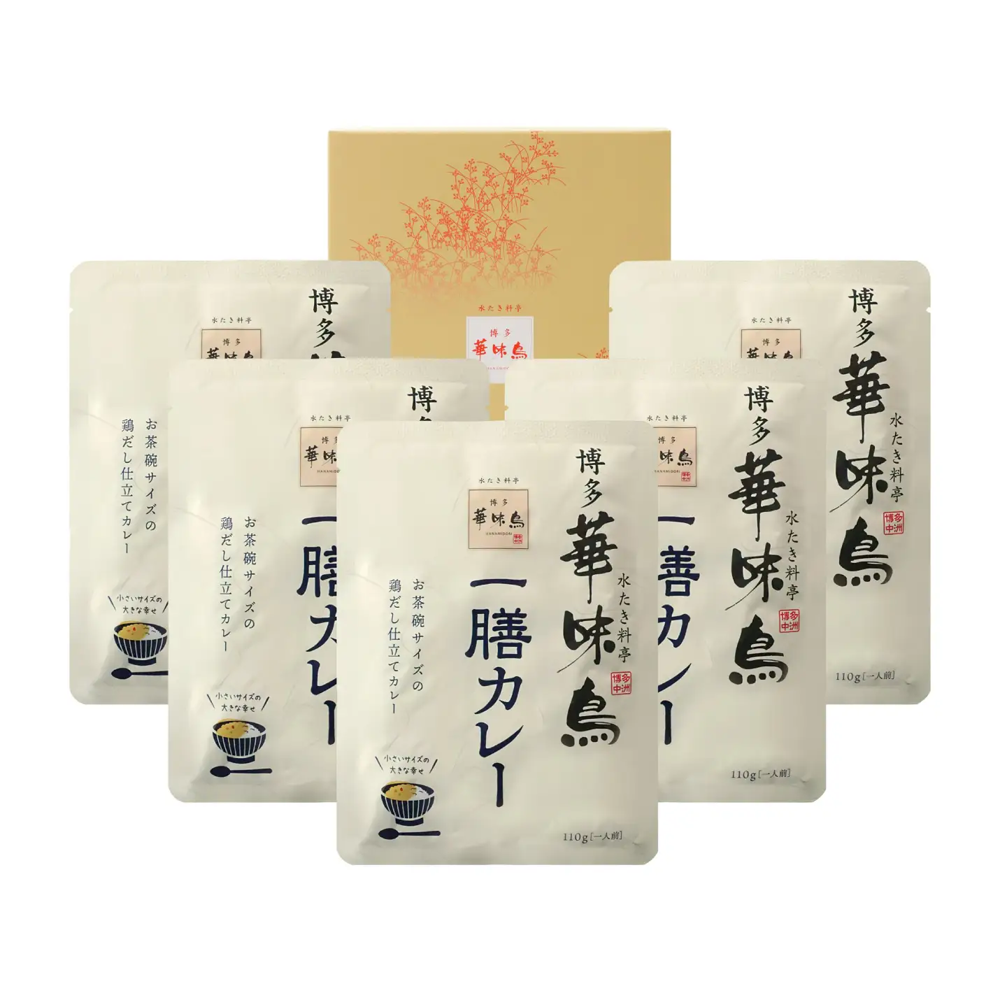 博多華味鳥 一膳カレーセット 5食入り / レトルト カレー はなみどり / 佐賀県 / トリゼンフーズ [41ADAD002]