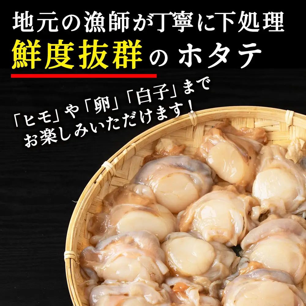 真ふぐ切身パックと帆立のむき身パックセット マルトウ