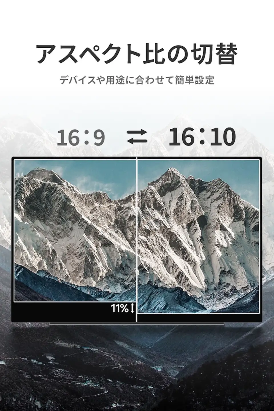 EHOMEWEI モバイルモニター IPS  16インチ 薄型6mm [1317]