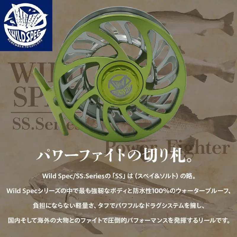 Wild Spec/SS.Series シルバー×ライムグリーン 【9.10.11サイズ】_81-438