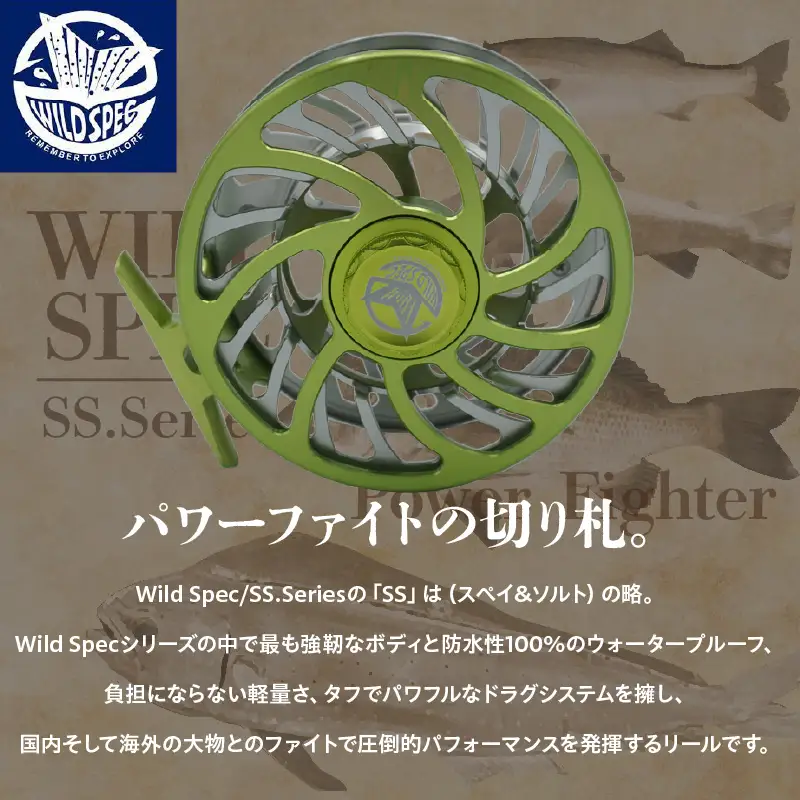 Wild Spec/SS.Series シルバー×ライムグリーン 【10.11.12サイズ】_81-439