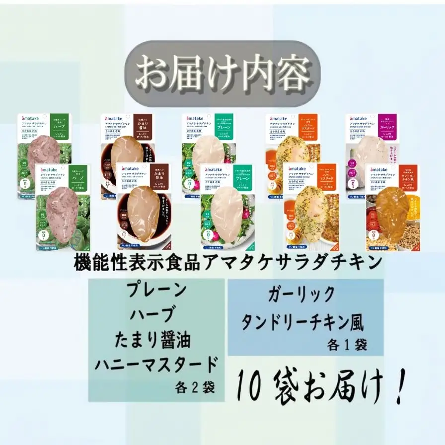【定期便/6ヶ月】サラダチキン セット 6種 10袋 6回
