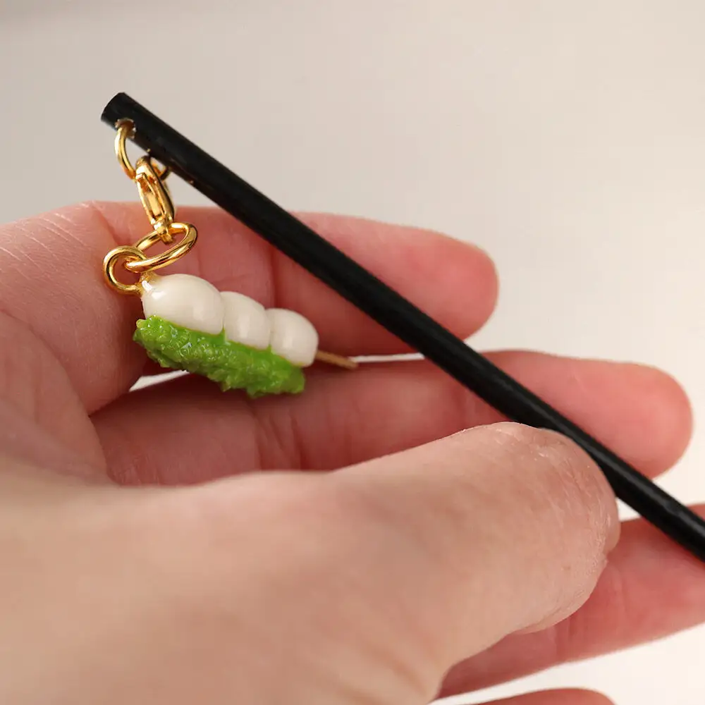 ずんだ餅耳かき ハンドメイド かわいいチャーム プレゼント・ギフト・手土産にも